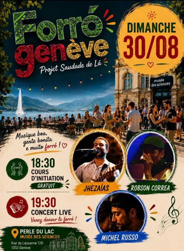 Affiche de la soirée à Genève