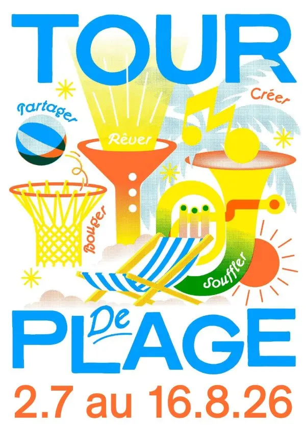 Affiche de Initiation Salsa · Tour de Plage · Carouge-Genève