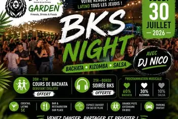 Affiche de Les jeudis BKS Night · La Taverne Garden · Faverges (jeu 30 juillet)
