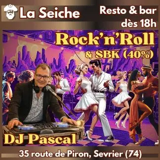 Affiche de Soirée Salsa Rock Bachata Kizomba avec Olesya · La Seiche · Sevrier (sam 11/7)