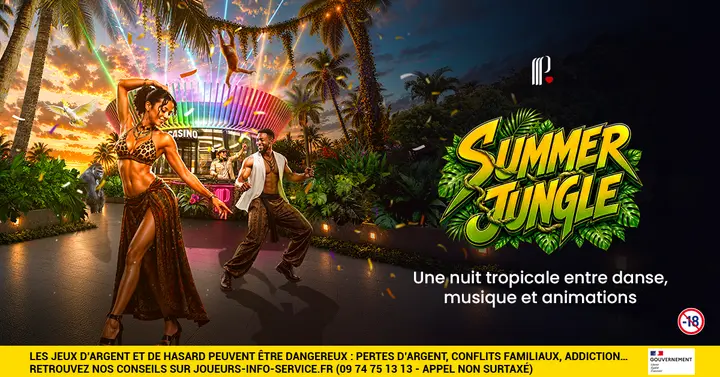 Affiche de Soirée tropicale · musiques latines · Casino Partouche · Annemasse (sam 8 août)