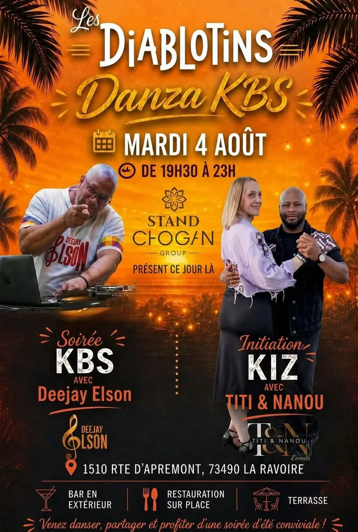 Affiche de Summer Danza KBS · Les Diablotins · La Ravoire · mar 4 août